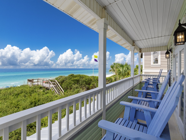 Oceanfront Old Florida Vacation Home Five Bedroom